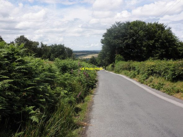 Photo 6"x4" Minor road, above Okehampton Okehampton c2010