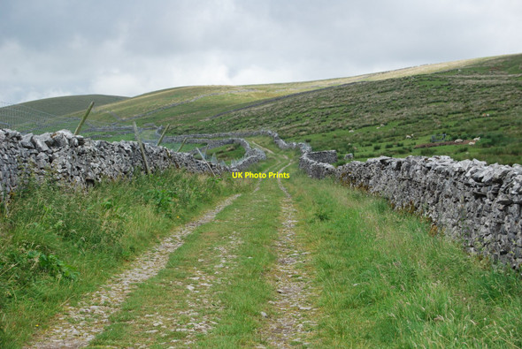 Photo 6"x4" Pennine Way & Ribble Way share a path Brackenbottom c2010