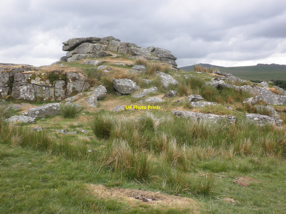 Photo 6"x4" Winter Tor Belstone c2010