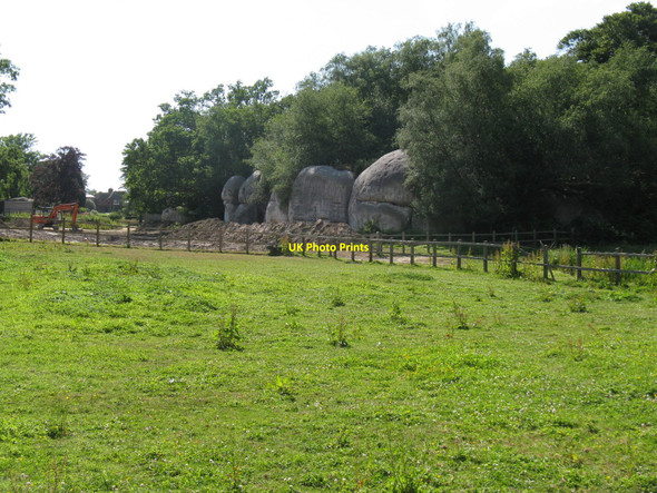 Photo 6"x4" Rock formations near The Hermitage High Hurstwood c2010