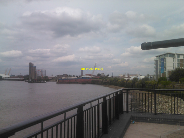 Photo 6"x4" View of Industrial Greenwich from Ballast Quay Greenwich\/TQ3977 c2010
