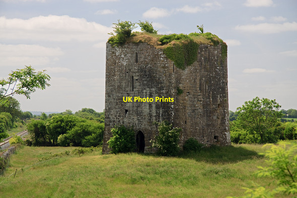 Photo 6"x4" Castles of Connacht: Ballymaquiff, Galway (1) Ardrahan c2010