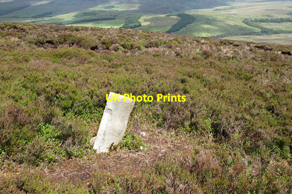 Photo 6"x4" Boundary Stone on Hawthornthwaite Fell Sykes\/SD6351 c2010