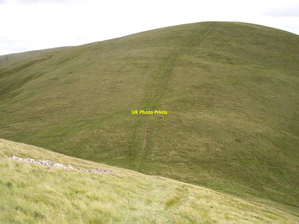 Photo 6"x4" Path up Bush Howe from Wind Scarth Howgill\/SD6396 c2010