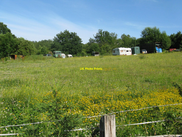 Photo 6"x4" Abandoned vehicles put out to grass at Grove Farm Potter's Green\/TQ5023 c2010