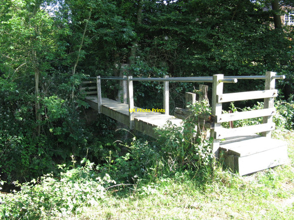 Photo 6"x4" Footbridge over the River Uck near Howbourne Farm Burnt Oak\/TQ5127 c2010