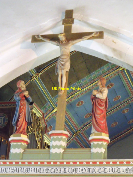 Photo 6"x4" The holy rood at St. Andrew's, Nuthurst, West Sussex Nuthurst\/TQ1926 c2010