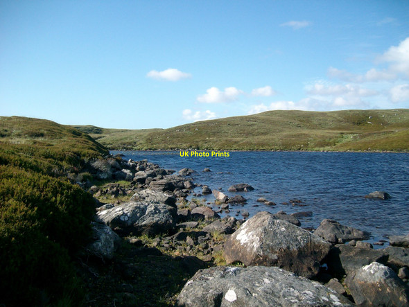 Photo 6"x4" North-West corner of Loch Carabhat Cladach a' Bhaile Shear c2010
