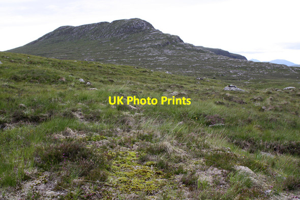 Photo 6"x4" Moorland east of Meall Breac Dirrie More c2010