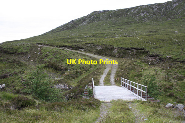 Photo 6"x4" Bridge over Allt a' Mhadaidh Allt a' Mhadaidh c2010