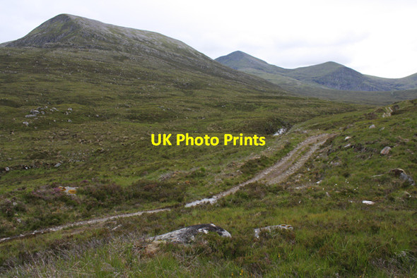 Photo 6"x4" Track north east of the Fannaichs Allt a' Mhadaidh c2010
