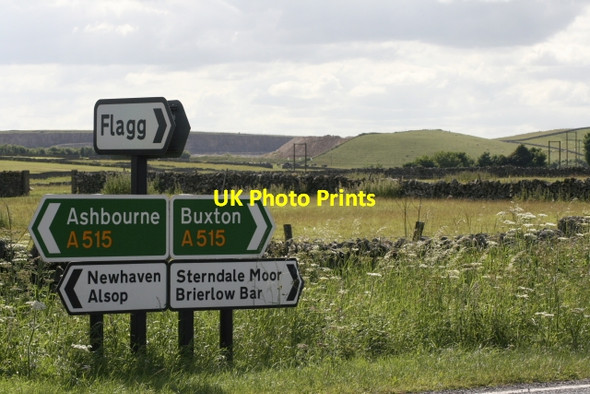 Photo 6"x4" Roadsign at Pomeroy Pomeroy\/SK1167 c2010