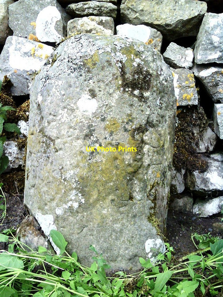 Photo 6"x4" Milestone 17 miles to Sedbergh Burtersett c2010