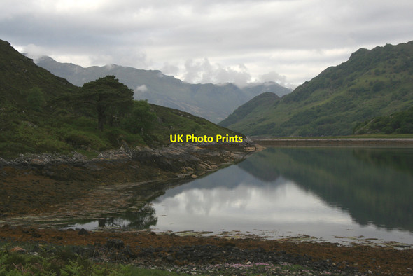 Photo 6"x4" Loch Hourn coast Leac an Aiseig c2010