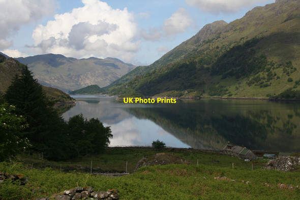 Photo 6"x4" Skiary and Loch Hourn Kinloch Hourn c2010