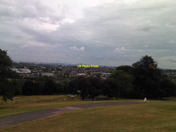 Photo 6"x4" View of the Hornsey\/Harringay area and beyond from South Terrace, Alexandra Palace #2 Wood Green\/TQ3090 c2010