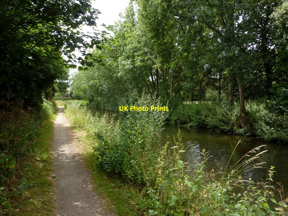 Photo 6"x4" Canal beside Retford cemetery Retford c2010