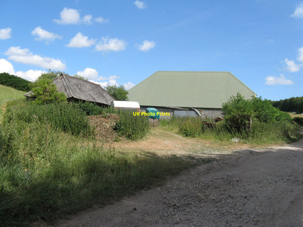 Photo 6"x4" New roof on Postles Barn beside Newhouse Lane East Dean\/SU9013 c2010