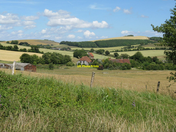 Photo 6"x4" The very small village of Upwaltham Upwaltham c2010