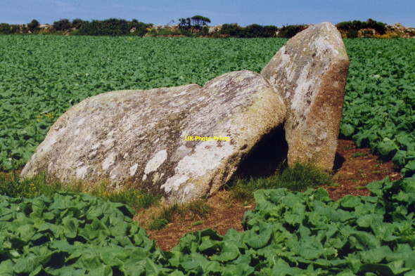 Photo 6"x4" West Lanyon Quoit Great Bosullow c1990