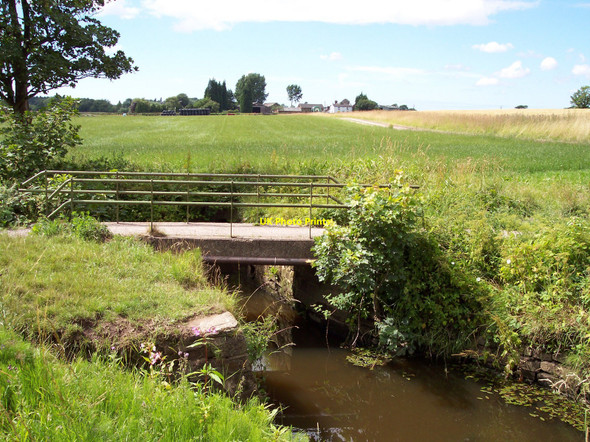 Photo 6"x4" Footbridge over Rainford Brook Clinkham Wood c2010