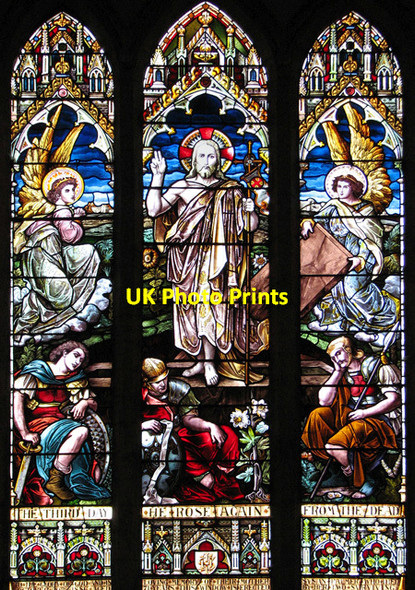 Photo 6"x4" St Mary's church in Sporle - east window Sporle c2010