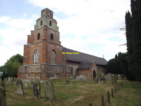 Photo 6"x4" St Mary Burgh St Peter Camps Heath c2010