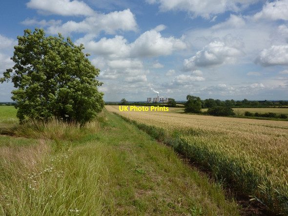 Photo 6"x4" Fields and footpath near Sheds Farm South Leverton c2010