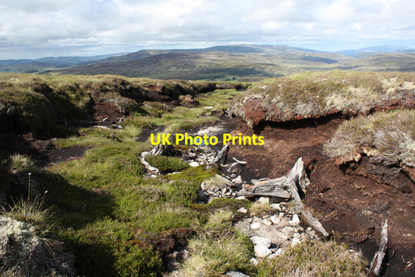 Photo 6"x4" Peat hag on Carn na h-Ailig Carn na h-Ailig c2010