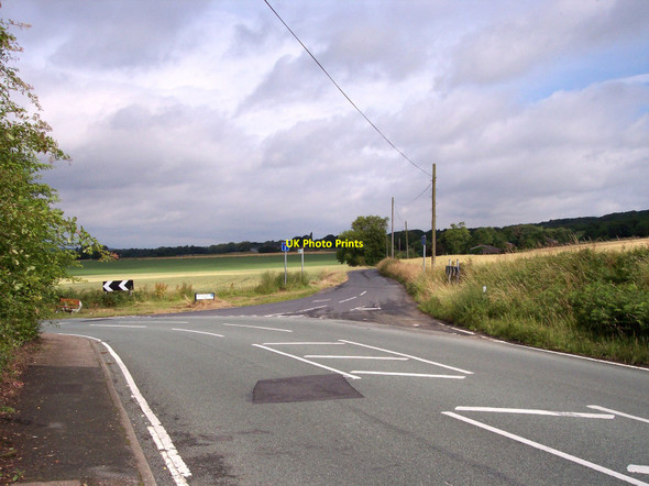 Photo 6"x4" Red Barn Lane junction with B5205 Billinge c2010