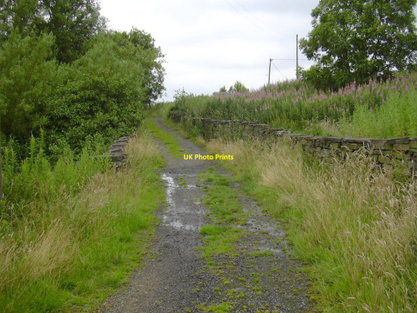 Photo 6"x4" Bridleway at Duckworth Clough Haslingden c2010