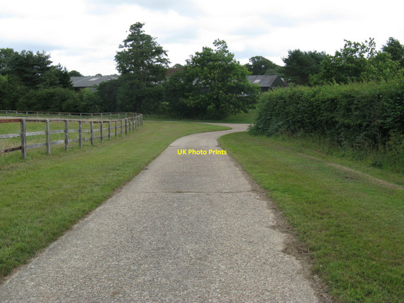 Photo 6"x4" Internal approach road to Annandale Farm East Hoathly c2010