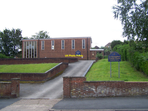 Photo 6"x4" St Christopher's Catholic Church, Tutbury Owen's Bank c2010