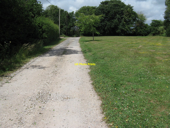 Photo 6"x4" Footpath approach to Lower Honeys Green Farm Halland c2010