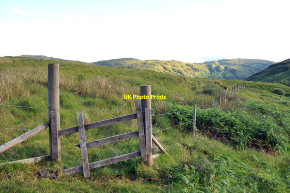 Photo 6"x4" Gate on the path of the Old Coffin Route near Scammadale Eas Ruadh\/NM8921 c2010