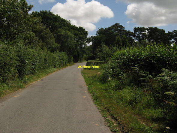 Photo 6"x4" Sandy Lane at the north end of Framfield Uckfield c2010