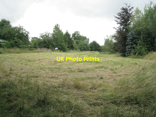 Photo 6"x4" Mown meadow by former fishpond, Snitterfield Snitterfield c2010