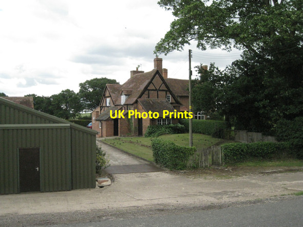 Photo 6"x4" Timber-framed house, Glebe Farm Snitterfield c2010