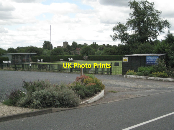 Photo 6"x4" Bowling green and entrance, Snitterfield Sports Club Snitterfield c2010