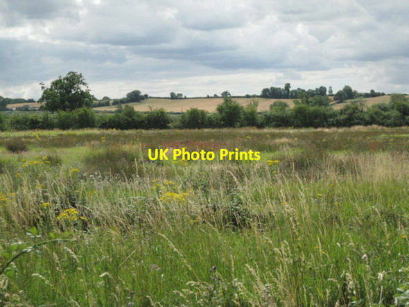 Photo 6"x4" Waterlogged field Wolverton\/SP2062 c2010
