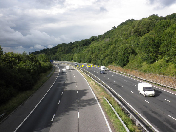 Photo 6"x4" The M5 motorway, near Knight's Wood Mutterton c2010