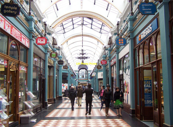 Photo 6"x4" Shopping Arcade Birmingham c2010