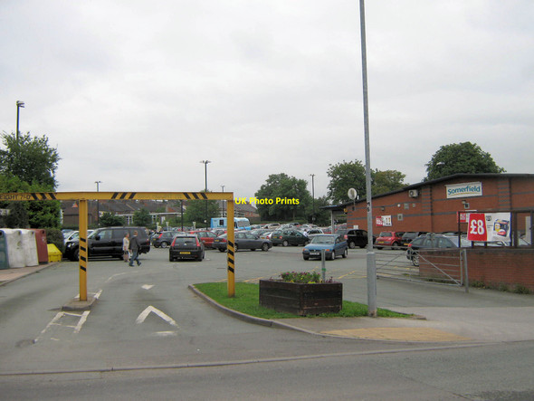 Photo 6"x4" Wharf Road car-park Biddulph c2010
