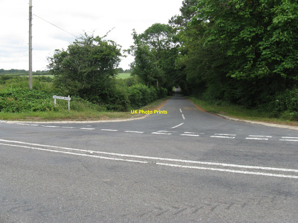 Photo 6"x4" Beechy Road east to Hawkhurst Common Eason's Green c2010