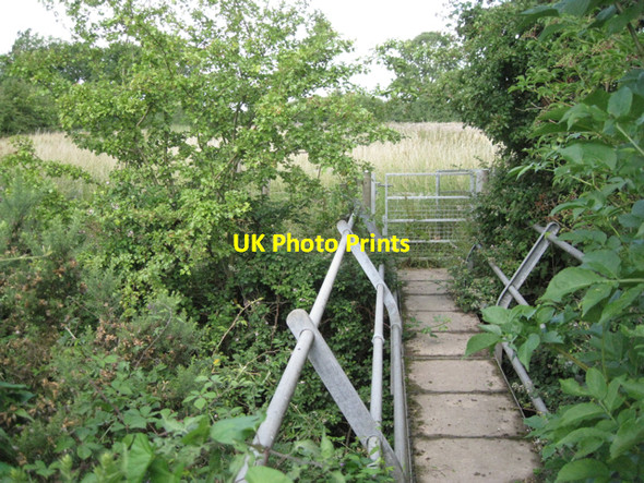 Photo 6"x4" Footbridge over Bell Brook Heath End\/SP2360 c2010