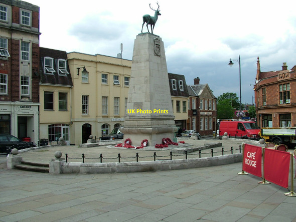 Photo 6"x4" Hertford war memorial Hertford c2010