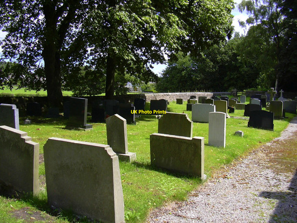 Photo 6"x4" Churchyard, St John the Evangelist Church, Read, Lancashire Read c2010