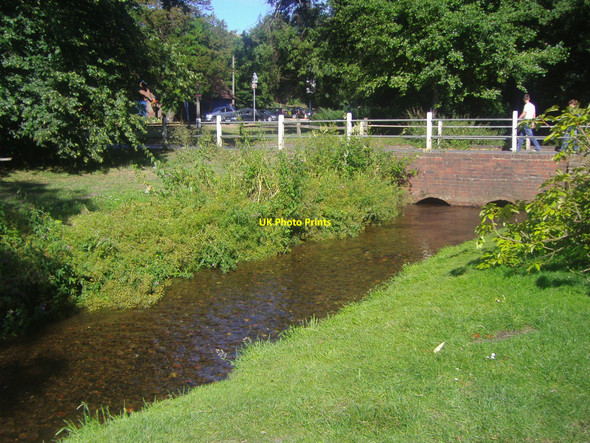Photo 6"x4" Bridge over the Tilling Bourne Abinger Hammer c2010
