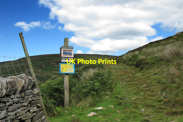 Photo 6"x4" Access point on bridleway, Whitendale Costy Clough c2010