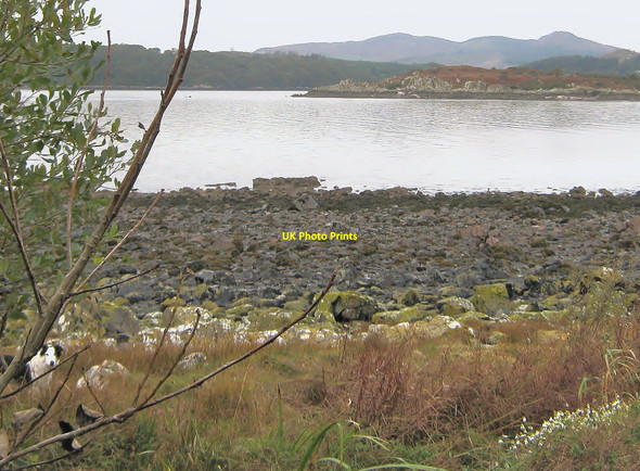 Photo 6"x4" Stony shoreline on the edge of Rough Firth Rockcliffe\/NX8453 c2009